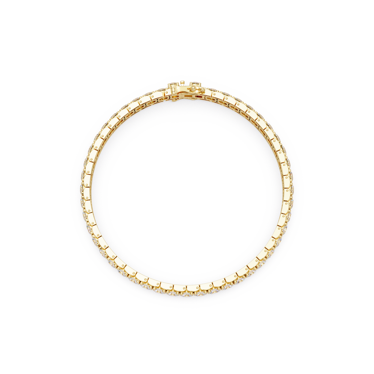 Classic Round Diamond Tennis Bracelet