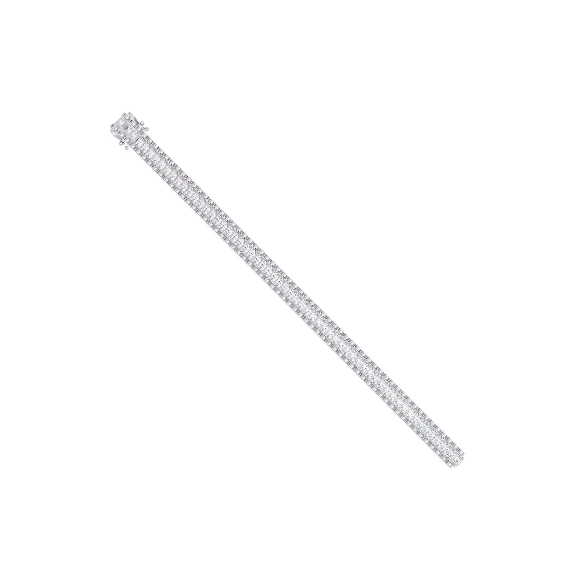 Oval Diamond Tennis Bracelet