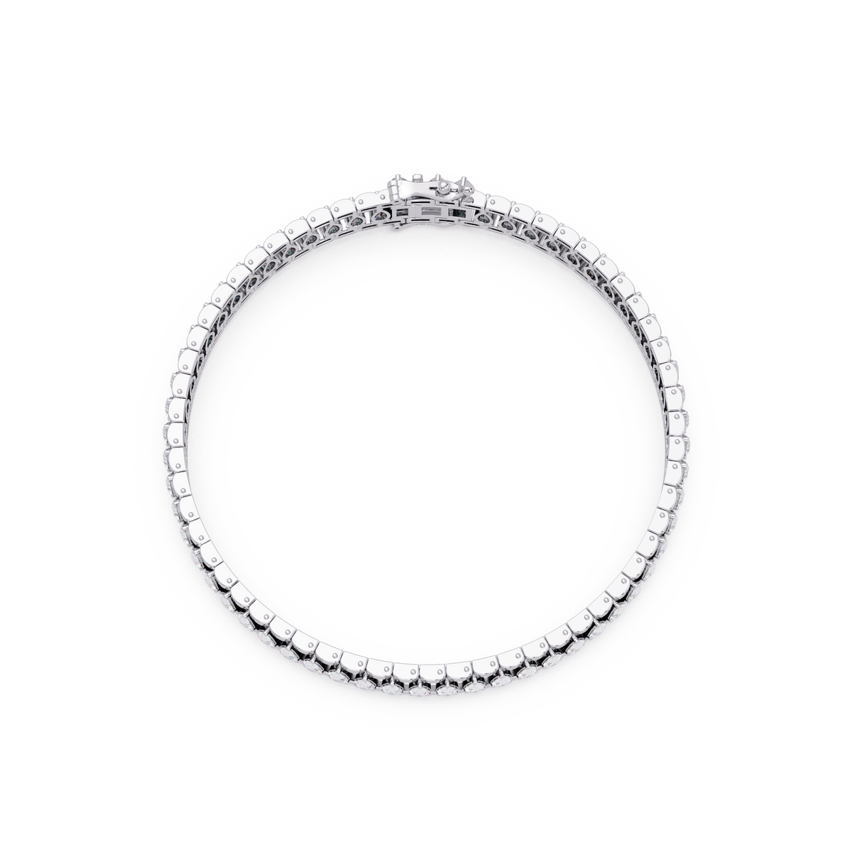 Round Diamond Tennis Bracelet