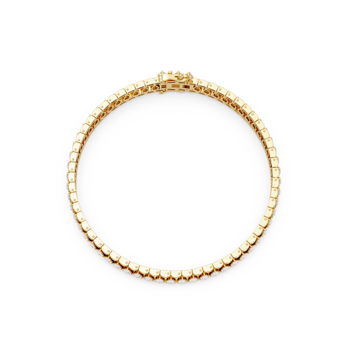 Round Diamond Tennis Bracelet