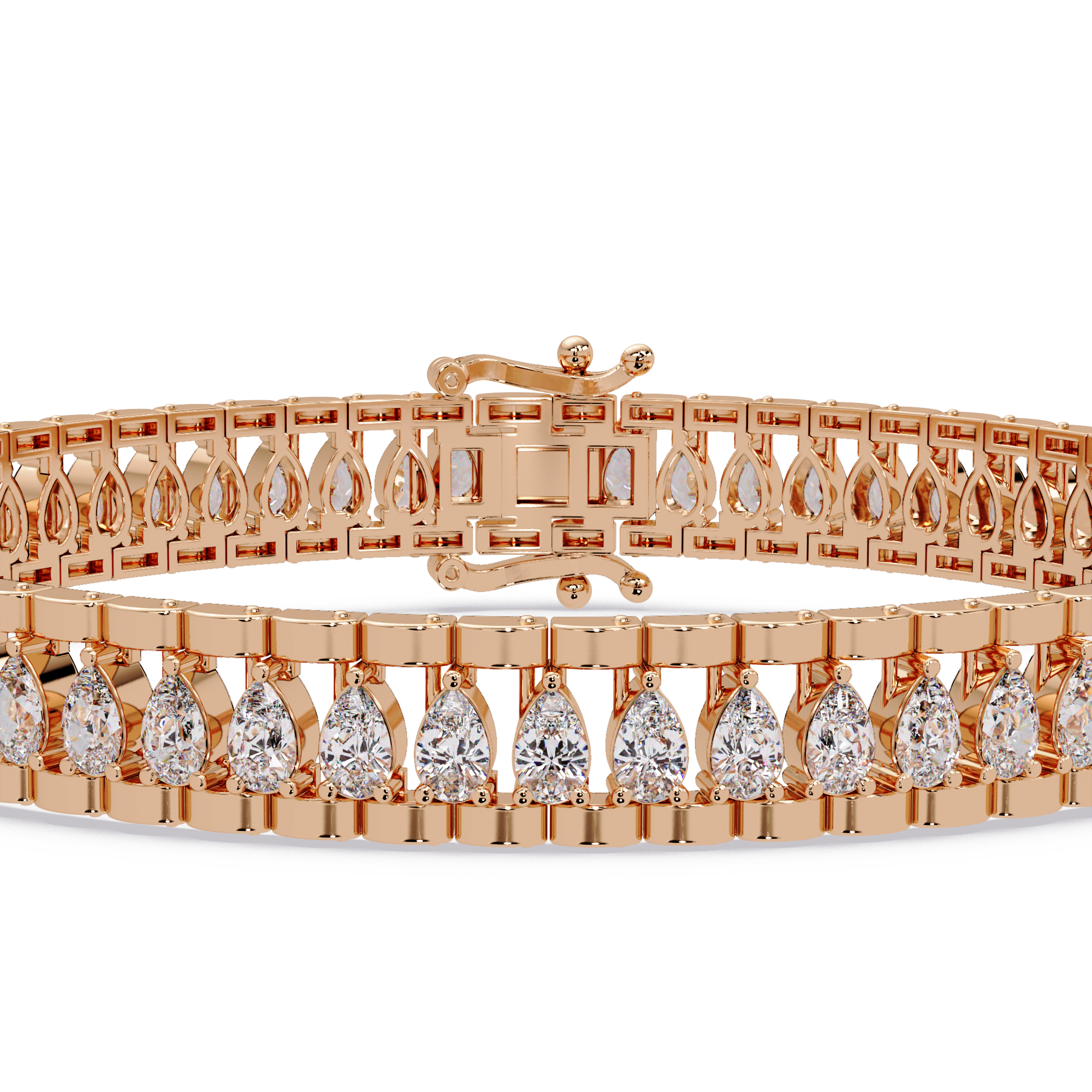 Round Diamond Tennis Bracelet