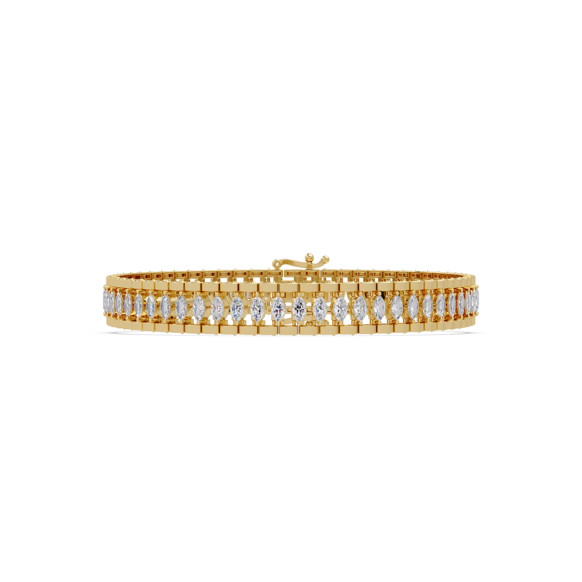 Luxury Round Cut Diamond Tennis Bracelet for Women