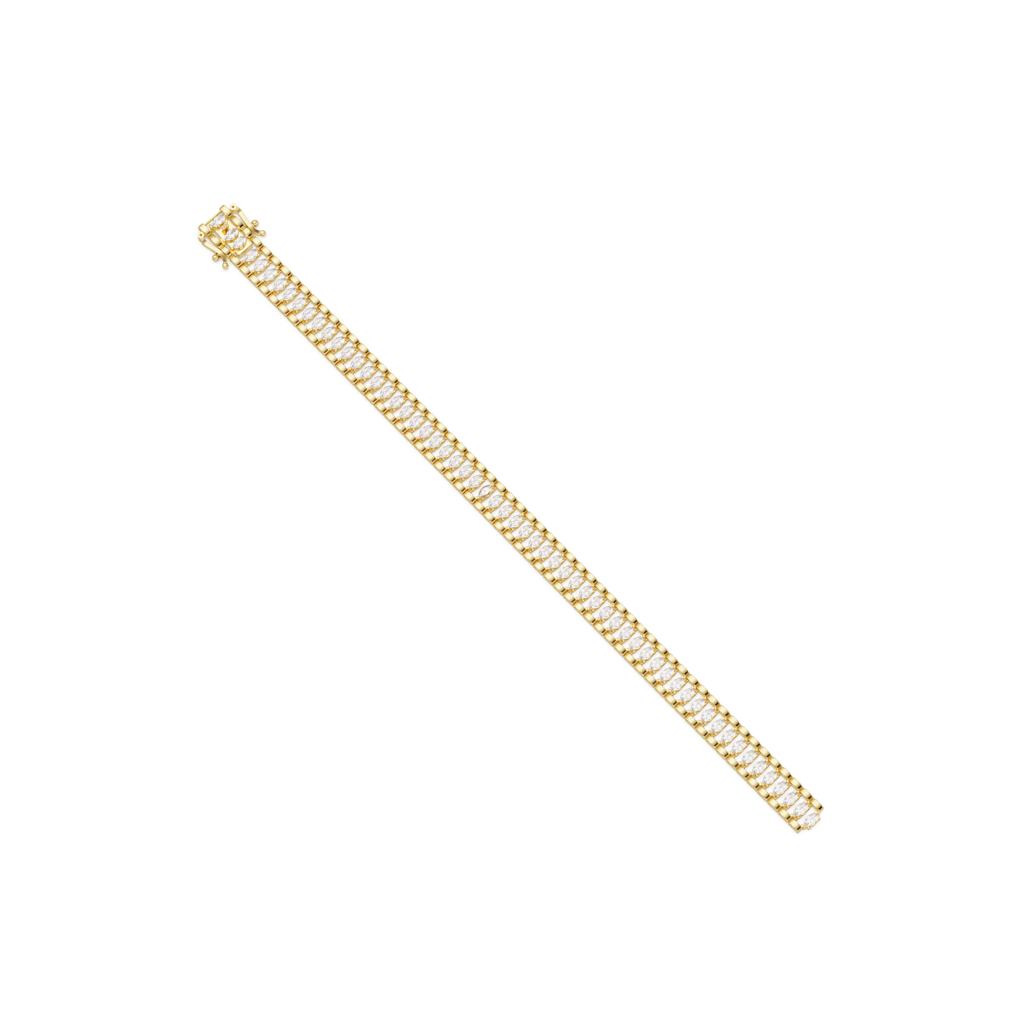 Luxury Round Cut Diamond Tennis Bracelet for Women