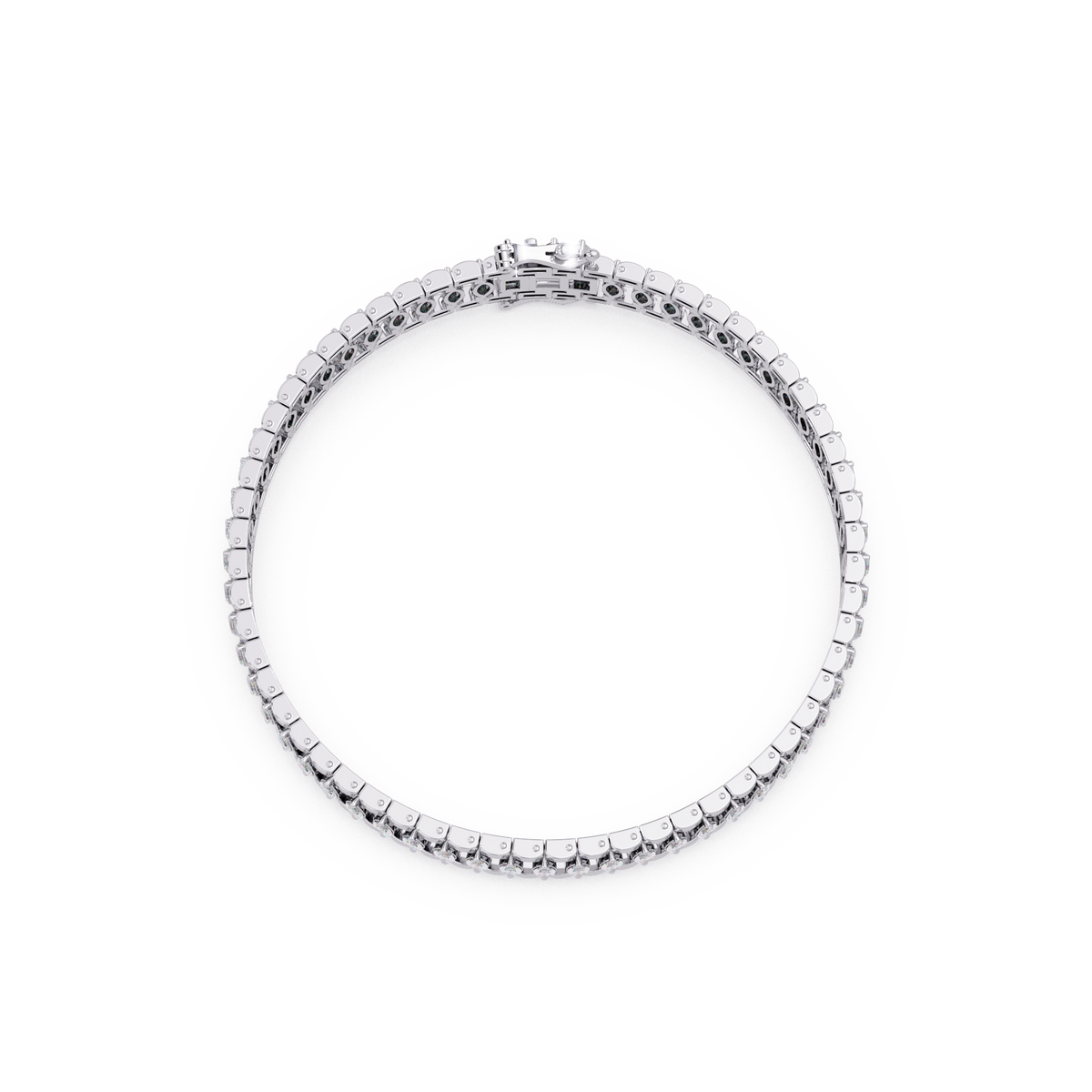 Luxury Round Cut Diamond Tennis Bracelet for Women