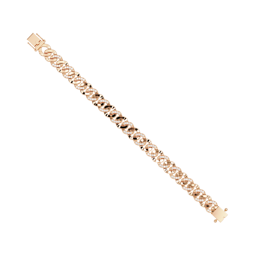 Diamond Cuban Link Bracelet for Men & Women