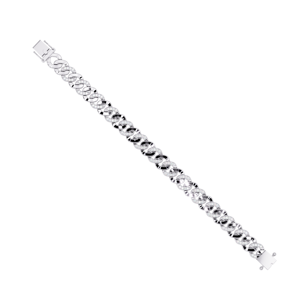 Diamond Cuban Link Bracelet for Men & Women