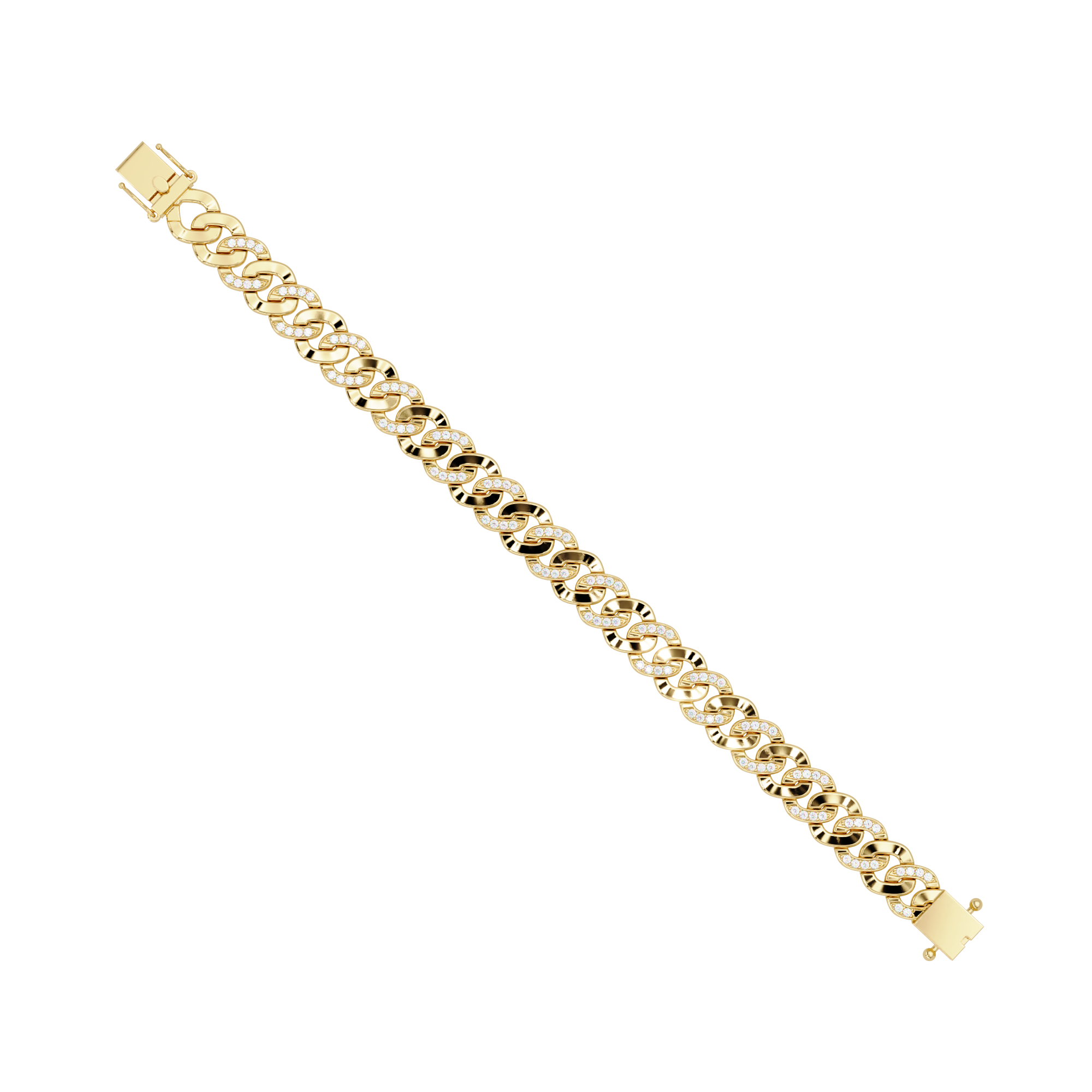 Diamond Cuban Link Bracelet for Men & Women