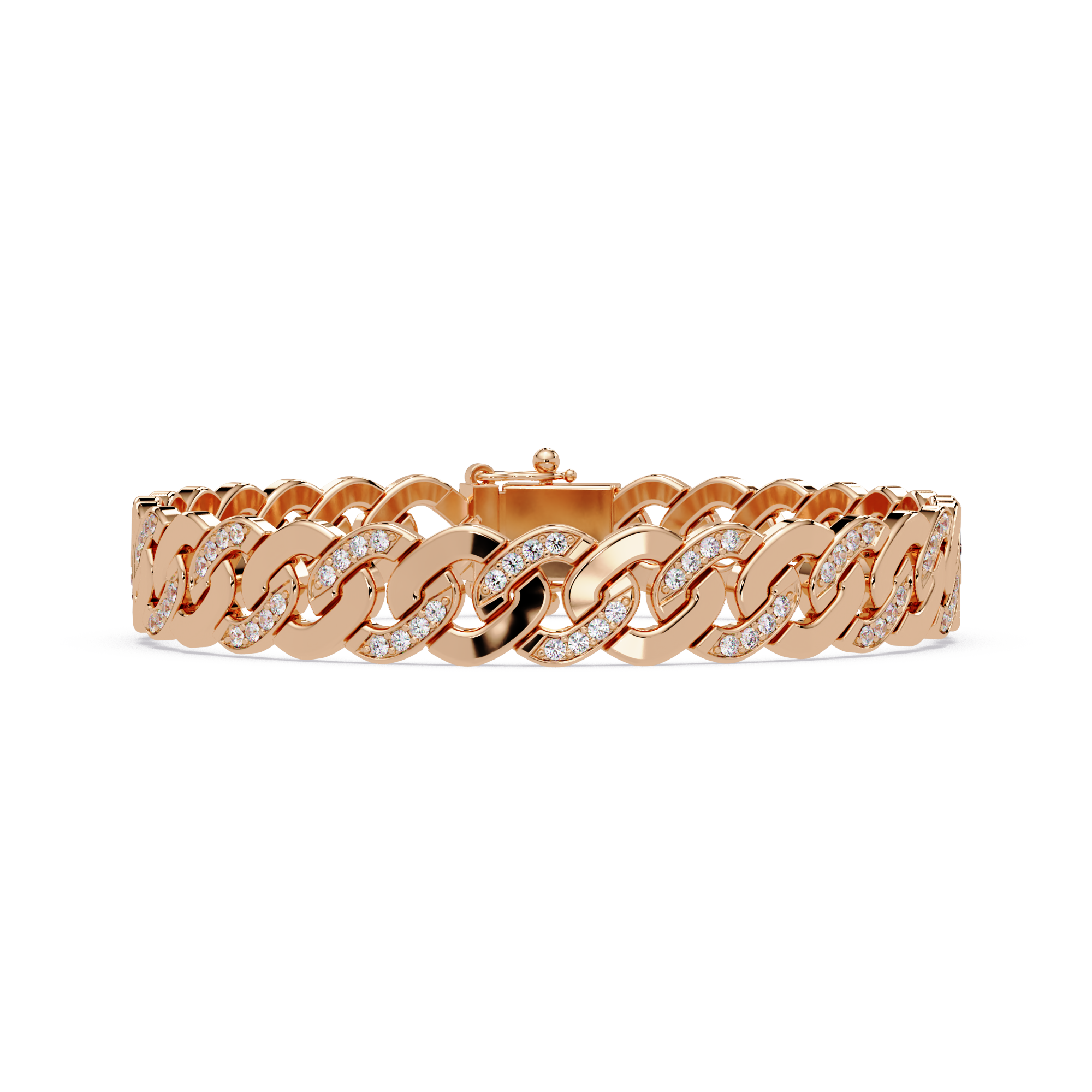 Diamond Cuban Link Bracelet for Men & Women