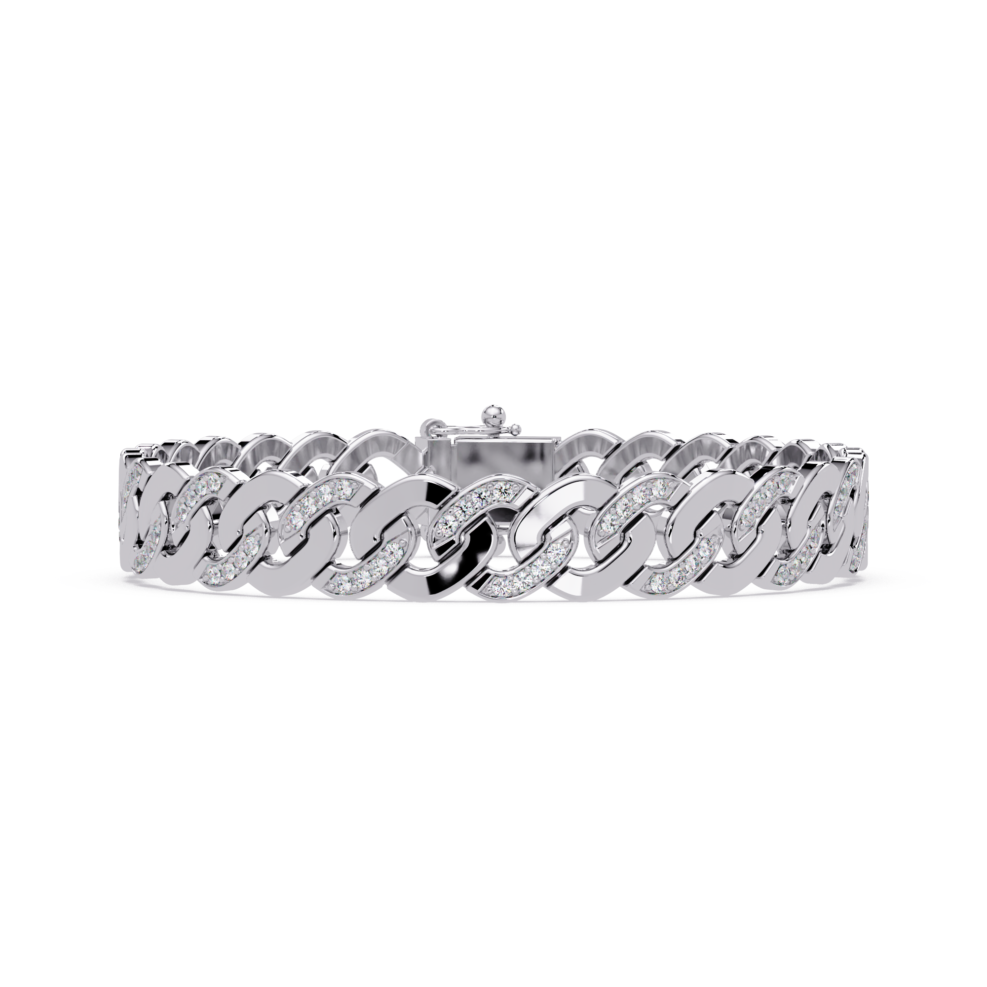 Diamond Cuban Link Bracelet for Men & Women