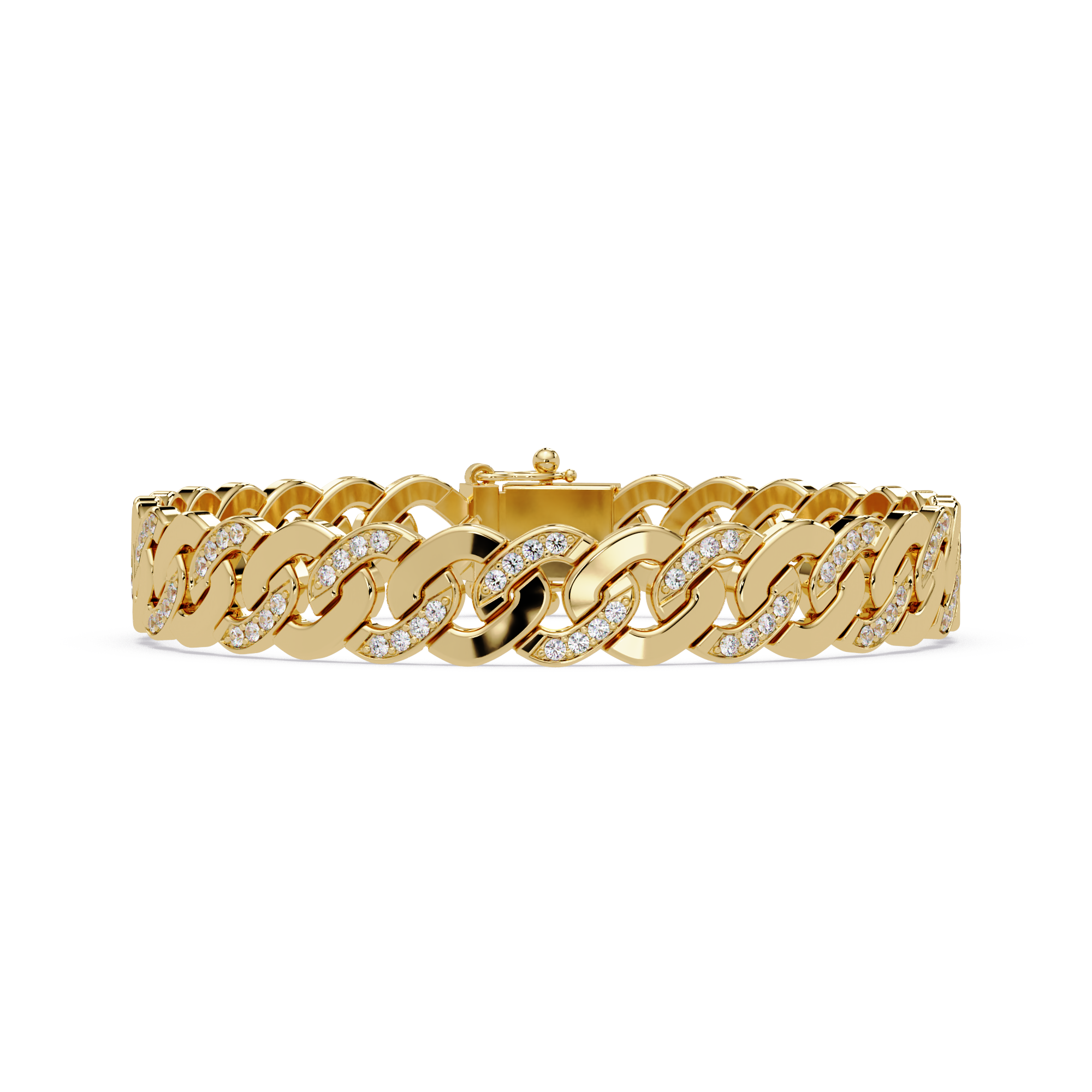 Diamond Cuban Link Bracelet for Men & Women