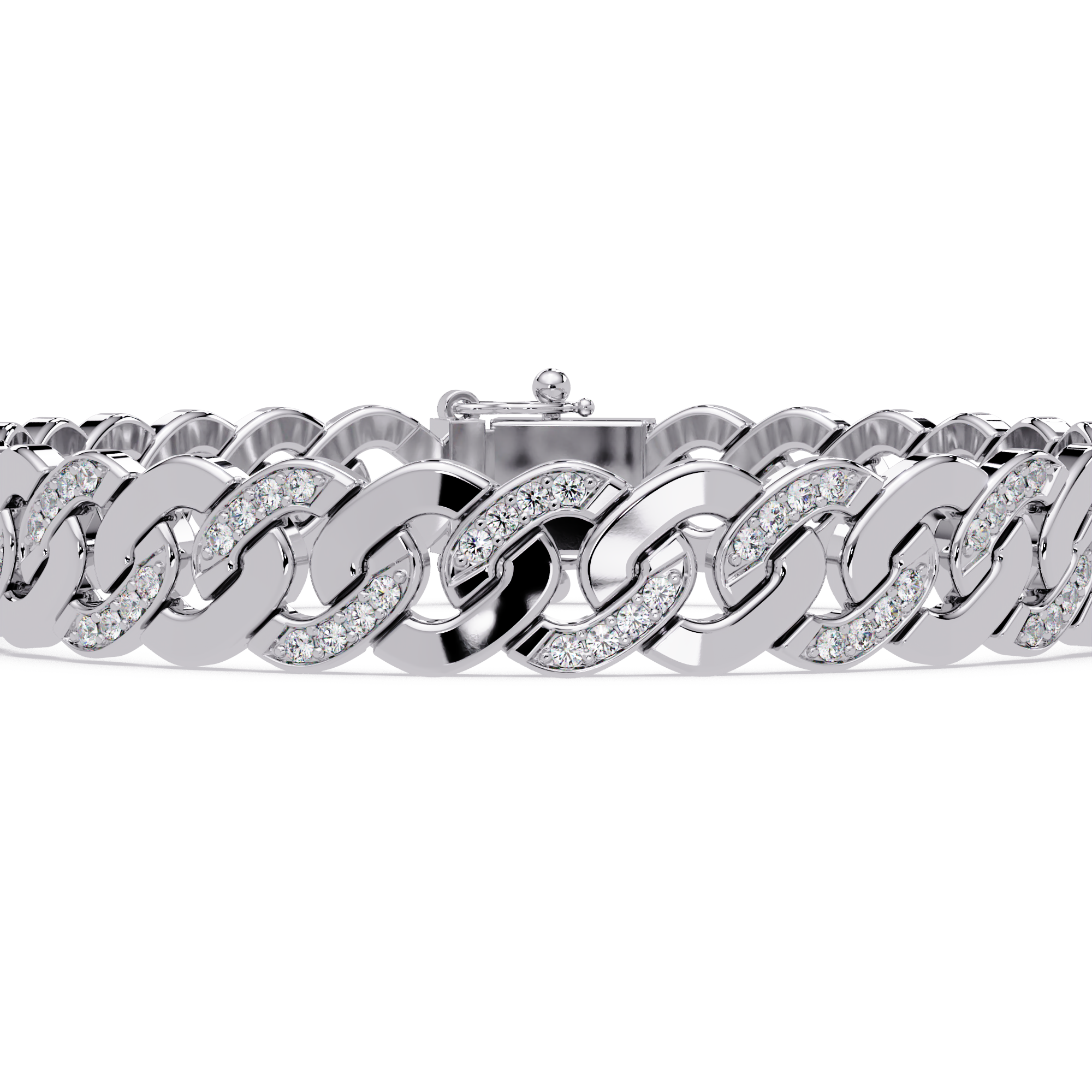 Diamond Cuban Link Bracelet for Men & Women