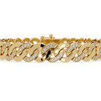Diamond Cuban Link Bracelet for Men & Women