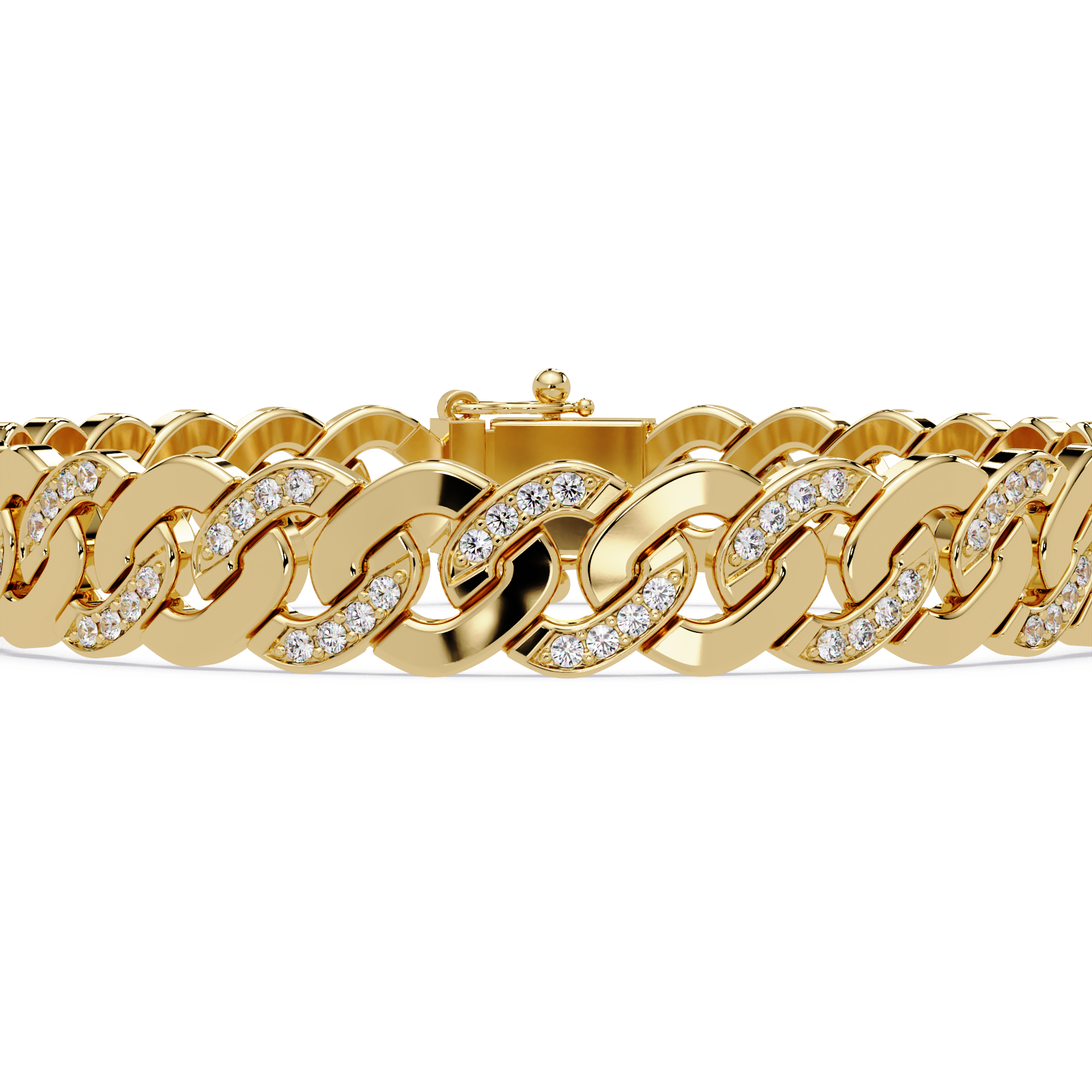 Diamond Cuban Link Bracelet for Men & Women