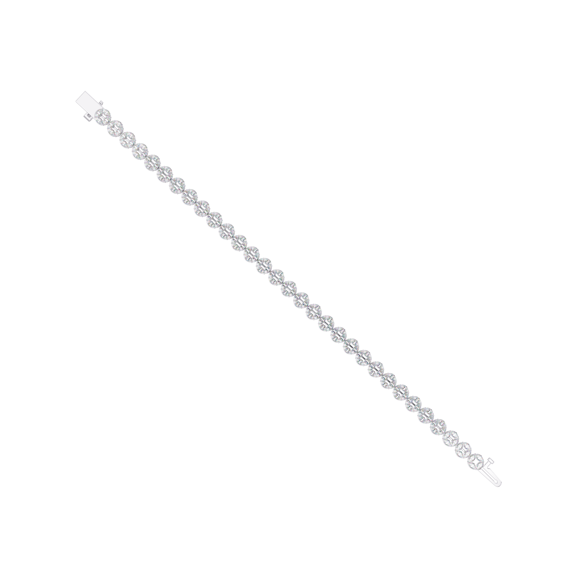 Marquise Diamond Tennis Bracelet