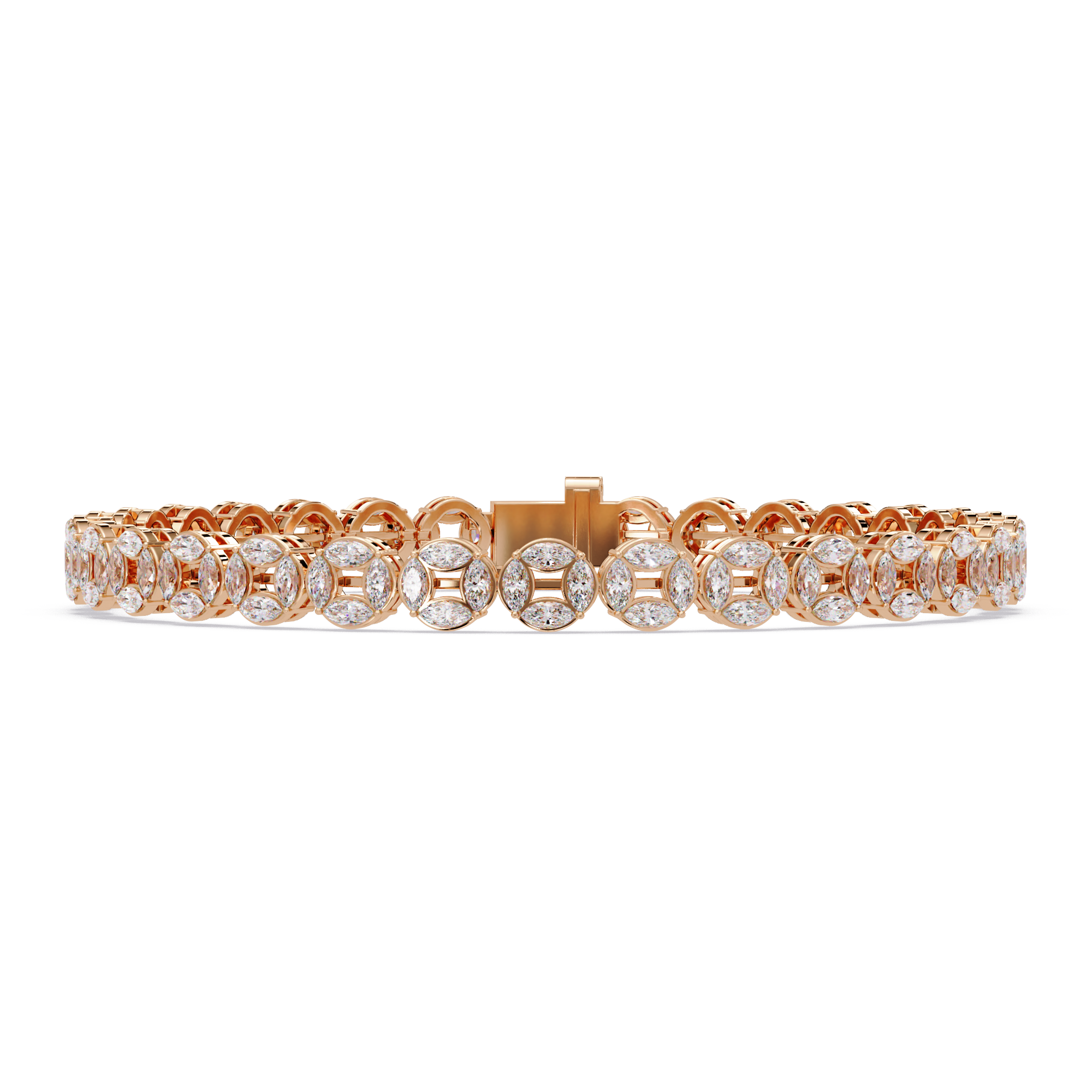 Marquise Diamond Tennis Bracelet