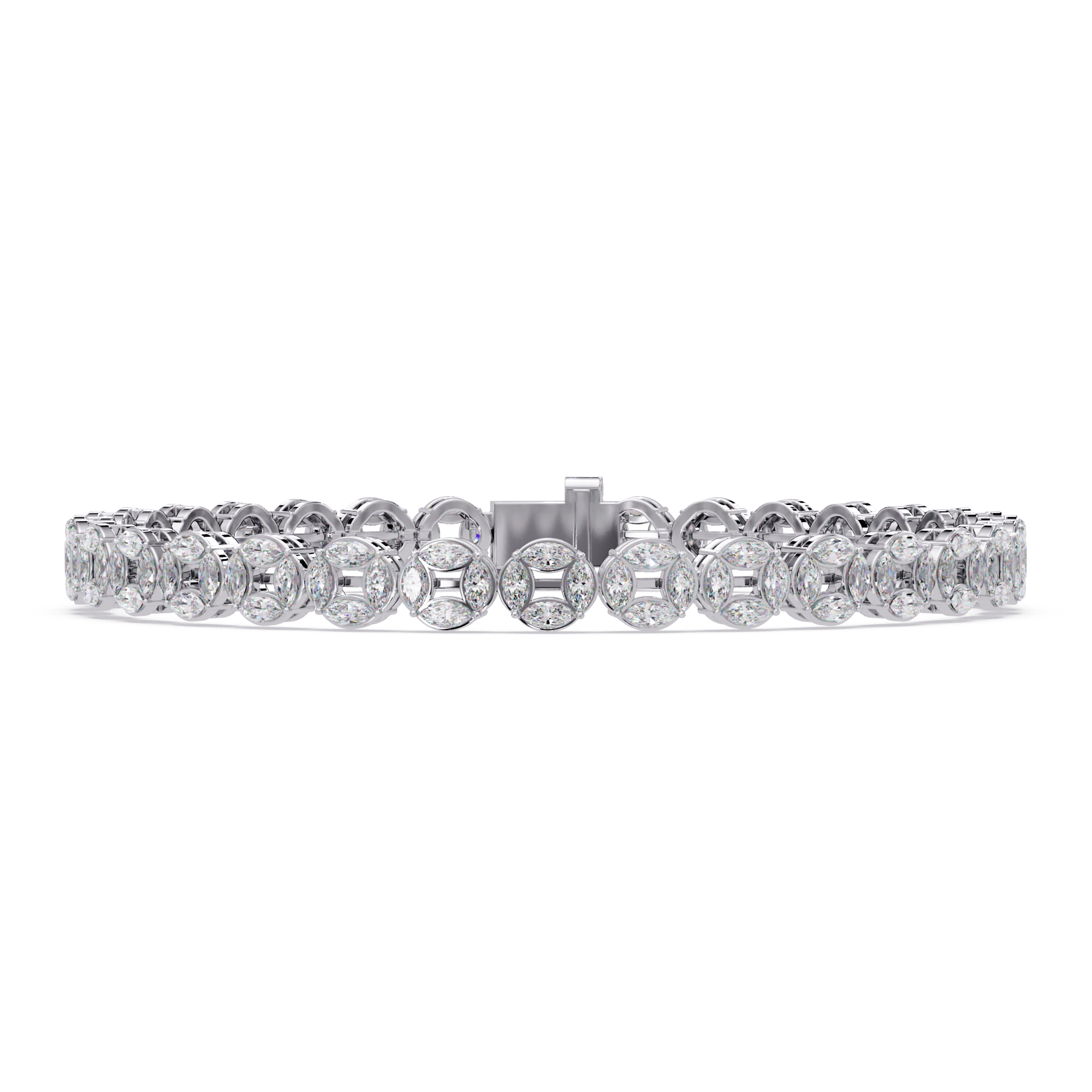 Marquise Diamond Tennis Bracelet