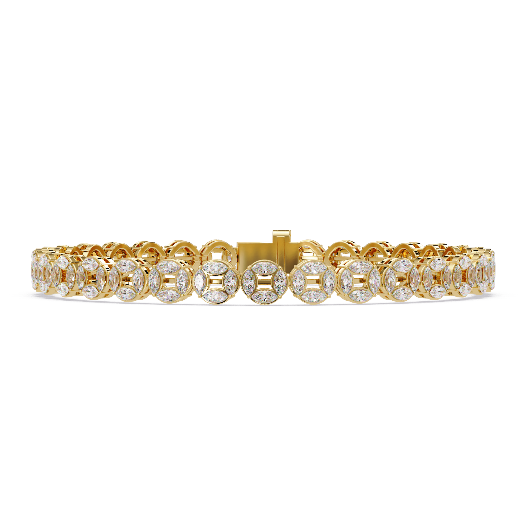 Marquise Diamond Tennis Bracelet