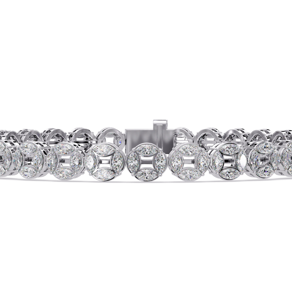 Marquise Diamond Tennis Bracelet