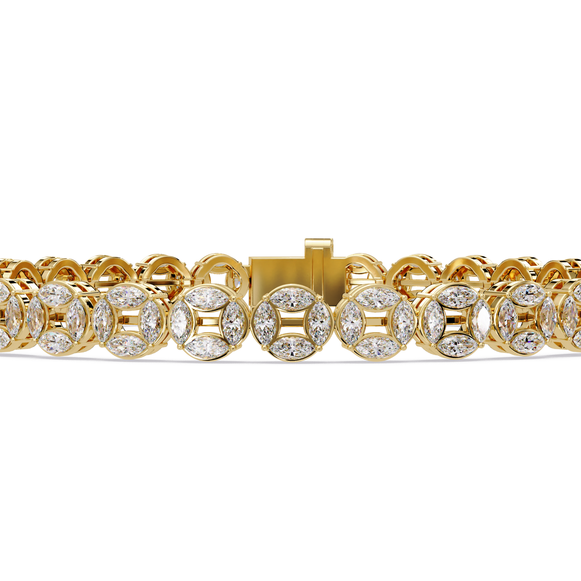 Marquise Diamond Tennis Bracelet
