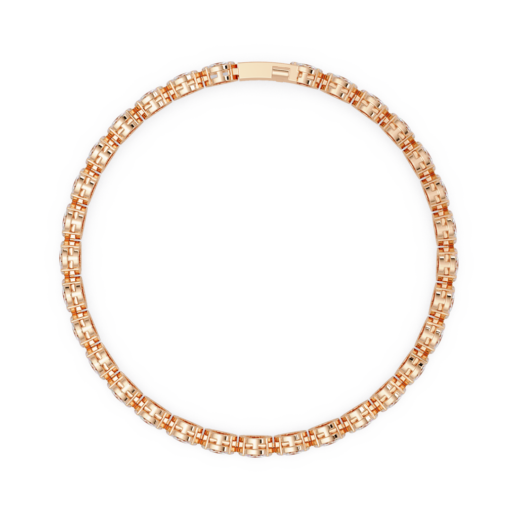 Marquise Diamond Tennis Bracelet