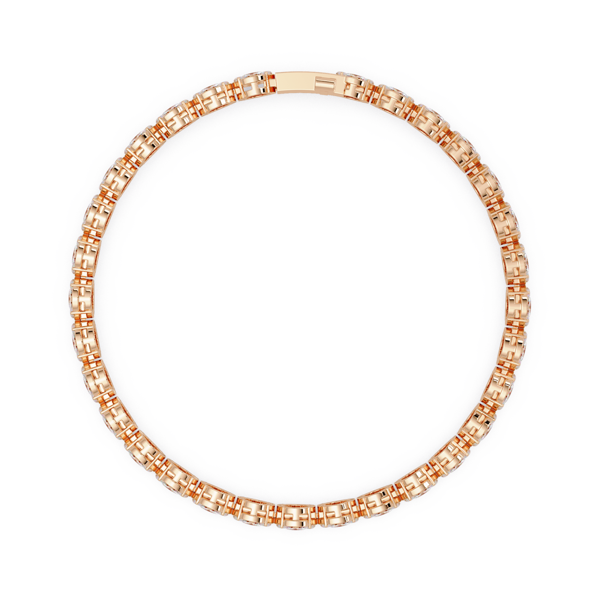Marquise Diamond Tennis Bracelet