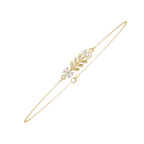 Nature Inspired Leaf & Floral Diamond Bracelet