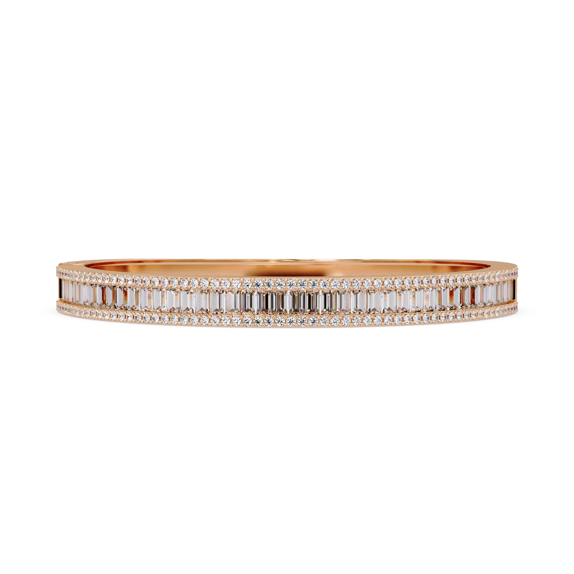 Luxury Baguette & Round Diamond Tennis Bracelet