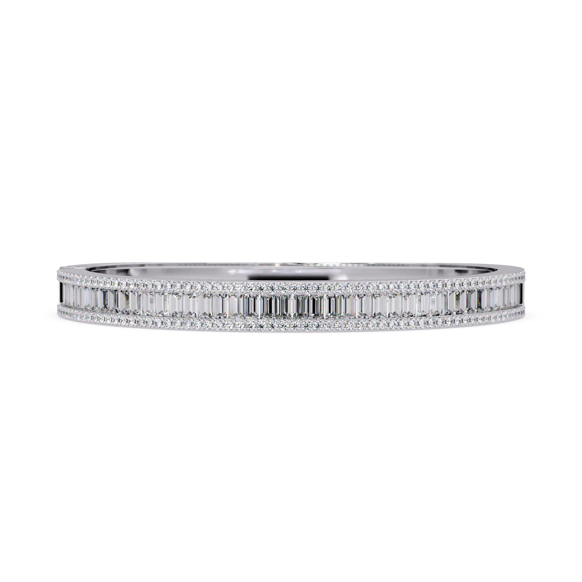 Luxury Baguette & Round Diamond Tennis Bracelet