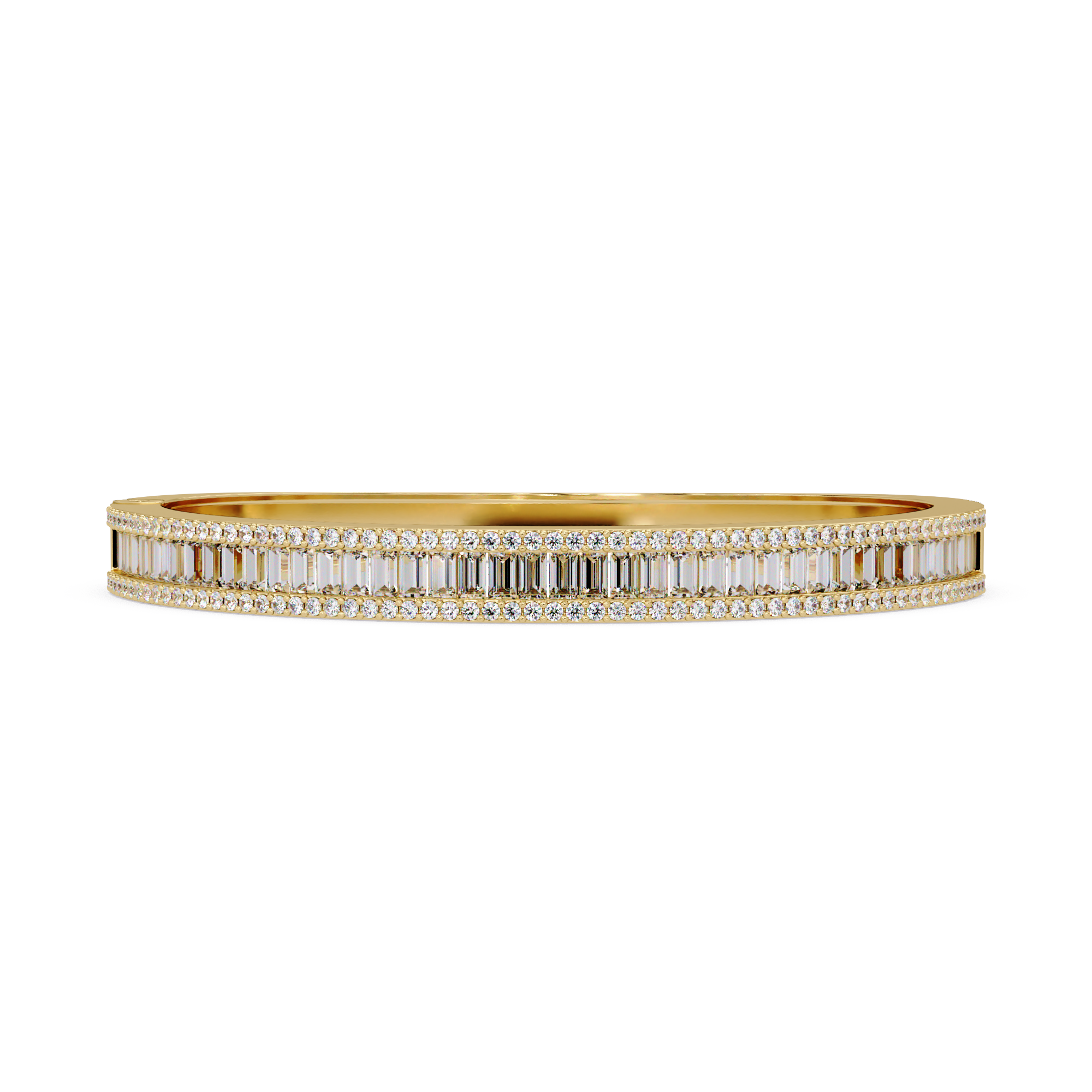 Luxury Baguette & Round Diamond Tennis Bracelet