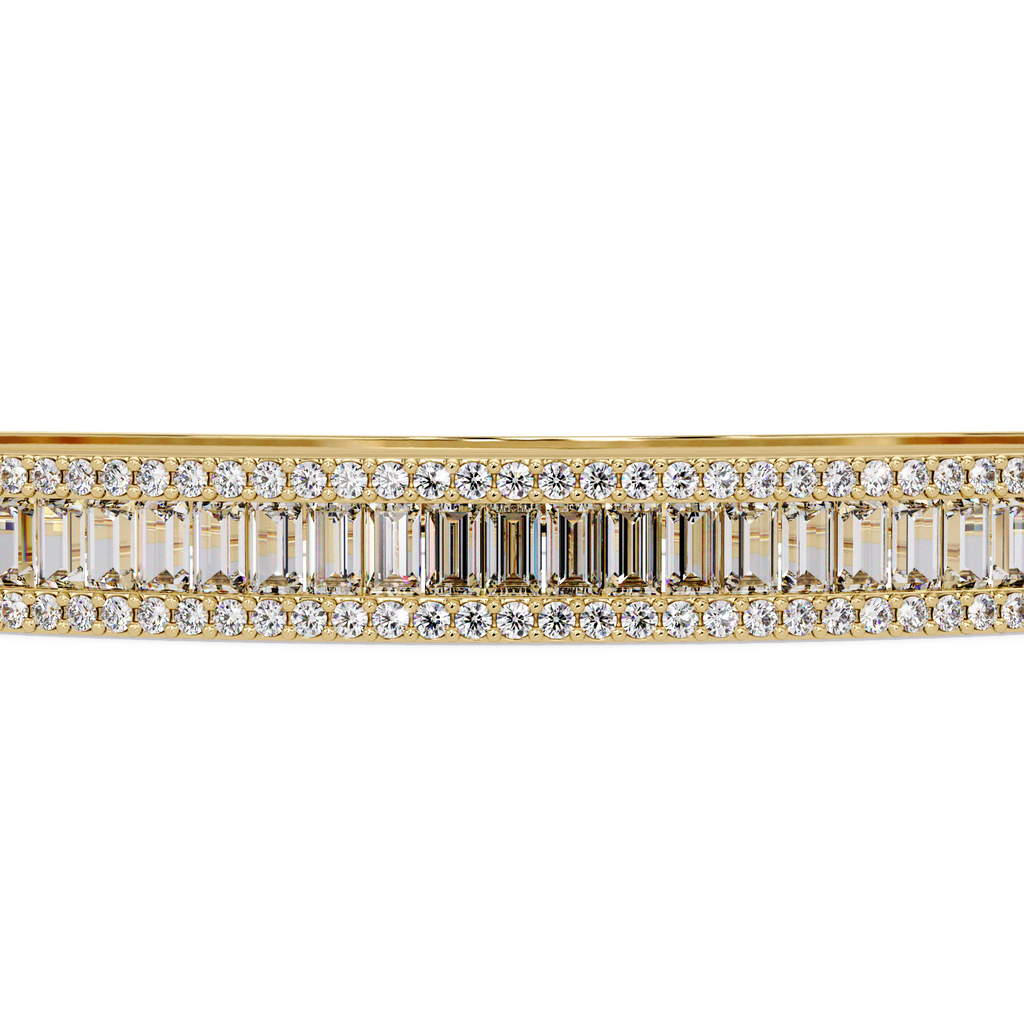 Luxury Baguette & Round Diamond Tennis Bracelet