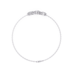 Three Stone Diamond Bracelet for Women