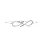 Infinity Heart Diamond Bracelet for Women
