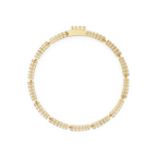 Luxury Baguette Cut Tennis Bracelet for Women