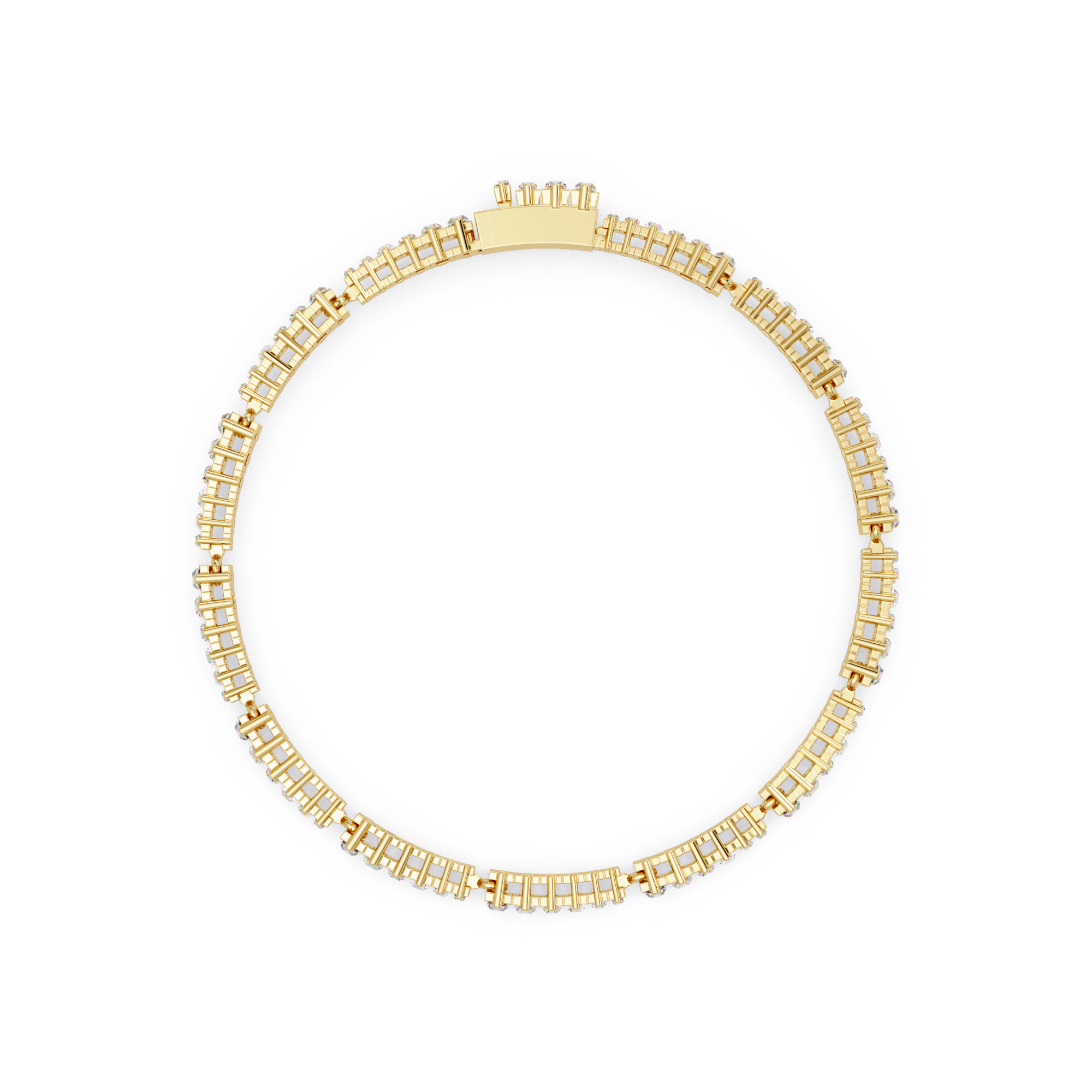 Luxury Baguette Cut Tennis Bracelet for Women