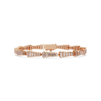 Luxury Baguette Cut Tennis Bracelet for Women