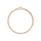Luxury Baguette Cut Tennis Bracelet for Women