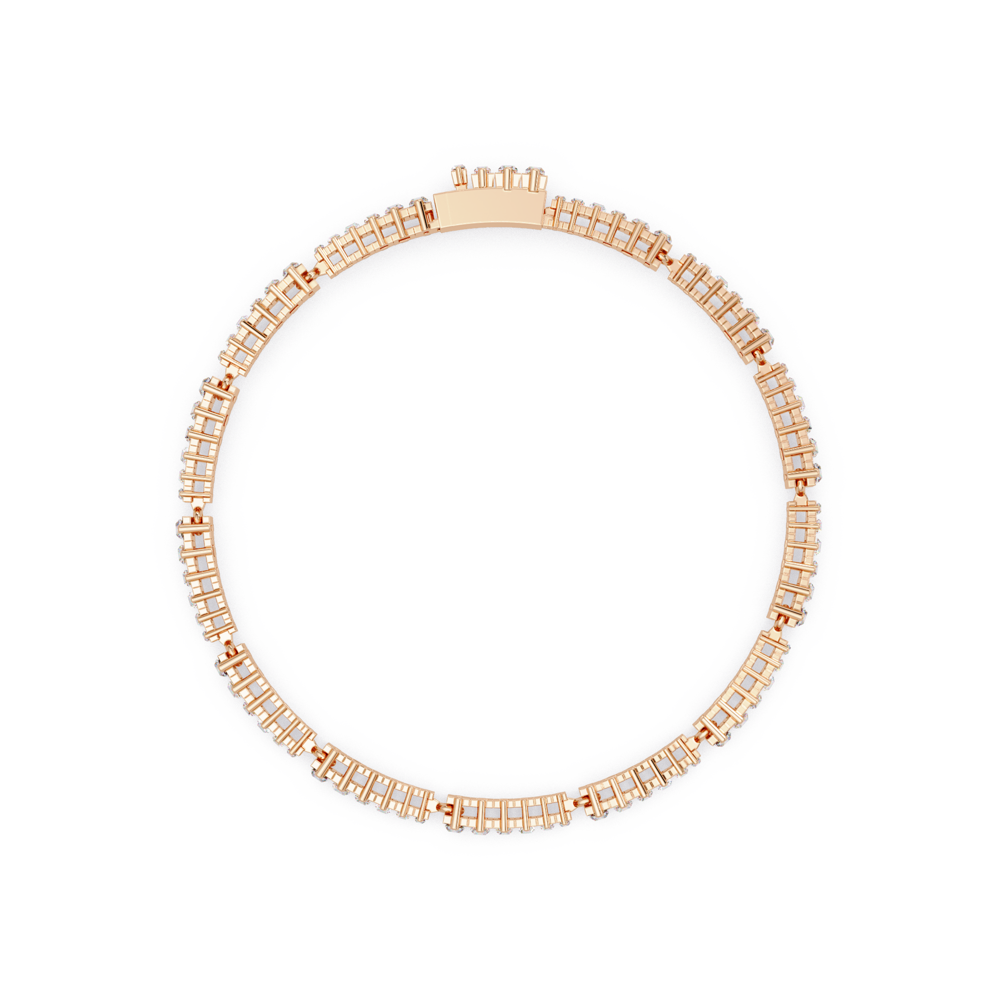 Luxury Baguette Cut Tennis Bracelet for Women