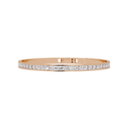 Princess Cut Diamond Tennis Bangle Bracelet