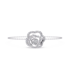 Elegant Floral Diamond Bracelet for Women
