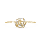 Elegant Floral Diamond Bracelet for Women