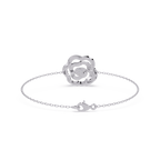 Elegant Floral Diamond Bracelet for Women