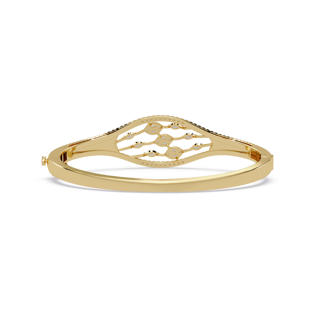 Openwork Marquise Diamond Bracelet