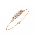 Diamond Leaf Chain Bracelet