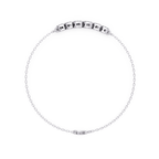 Diamond Leaf Chain Bracelet