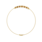 Diamond Leaf Chain Bracelet