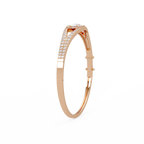 Oval Halo Diamond Bracelet
