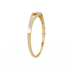 Oval Halo Diamond Bracelet