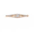 Oval Halo Diamond Bracelet