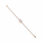 Emerald Cut Diamond Tennis Bracelet