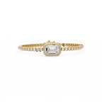 Emerald Cut Diamond Tennis Bracelet